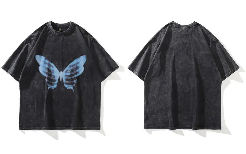 Y2K Flutter Butterfly T-Shirt