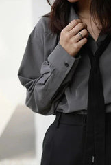 Oversized Basic Women Shirt