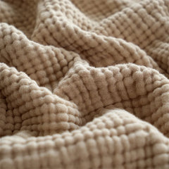 100% Cotton Blanket Yarn Dyed Shawl Tassels Style Plaid Jacquard Blankets Skin-friendly Bed Linen High Quality Gift cobertor