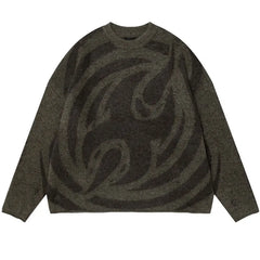 Y2K Grunge Knitted Ripped Hole Sweater