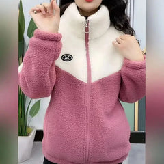 Fleece Long High Neck HJeavy Jacket