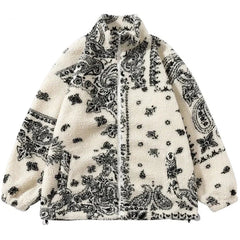 Bandana Vibe Fuzzy Jacket