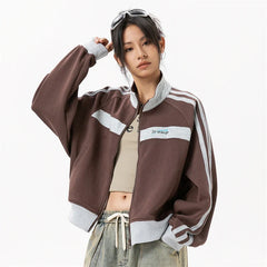 Demi-season Striped Harajuku Jacket