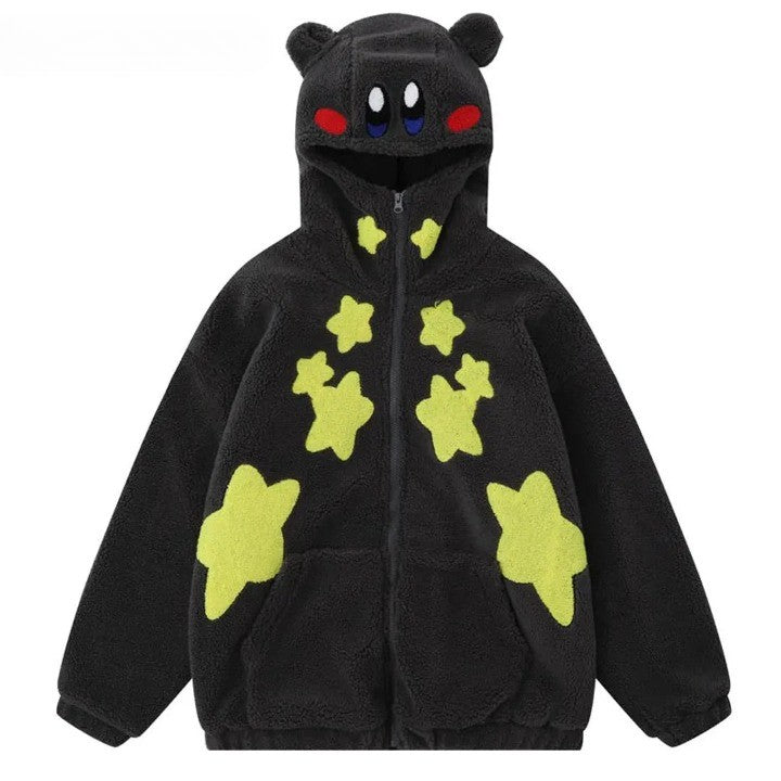 Kirby Cozy Plush Hoodie