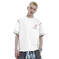 Sportswear Patchwork Oversized T-Shirt