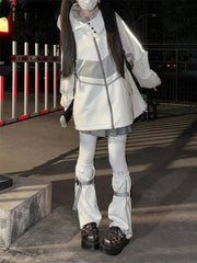 Y2K Cosmic Neon Wind Jacket