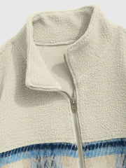 Fluffy Plaid Puffy Sweater