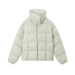 Solid Color Women's Puffer Jacket