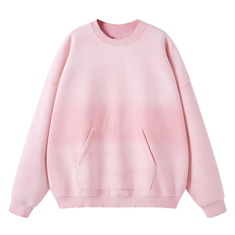 Sprayed Color Oversized Sweatshirt