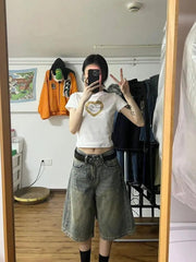 Y2k Vintage Baggy Oversized Woman's Shorts