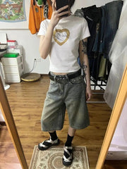 Y2k Vintage Baggy Oversized Woman's Shorts