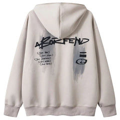 Y2k End Half Zip Up Hoodie