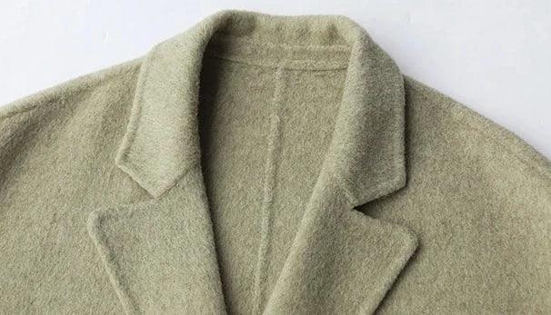 Casual Double-Breasted Women's Coat