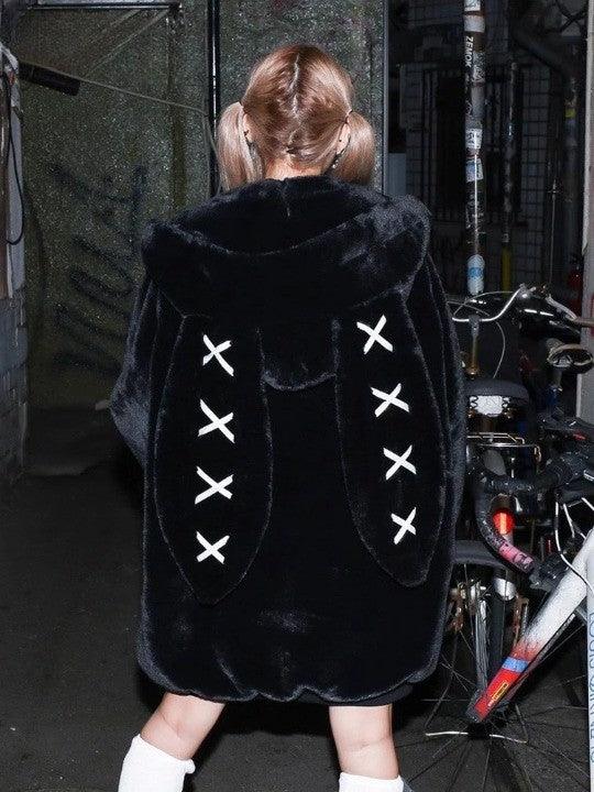 Faux Fur Women's Oversized Coat