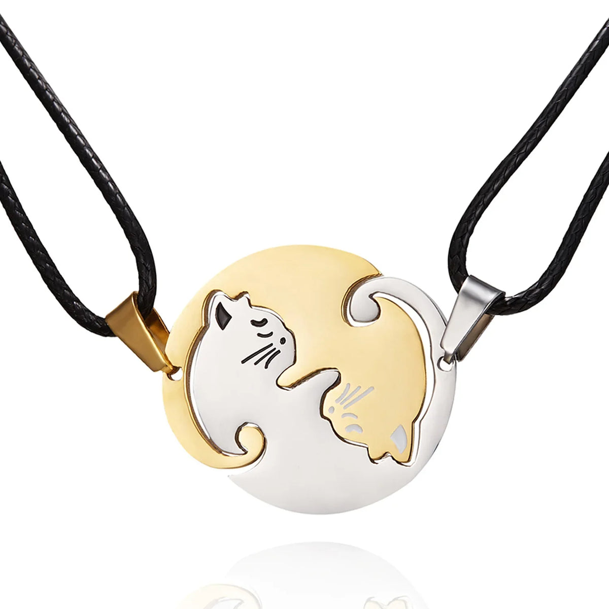 Cat Necklace For Couples