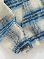 Fluffy Plaid Puffy Sweater