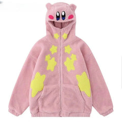 Kirby Cozy Plush Hoodie