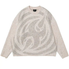 Y2K Grunge Knitted Ripped Hole Sweater