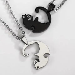 Cat Necklace For Couples