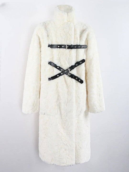 Fuzzy Faux Fur Women's Coat