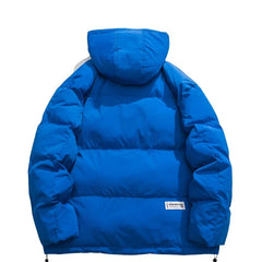 Letter Graphic Puffer Jacket