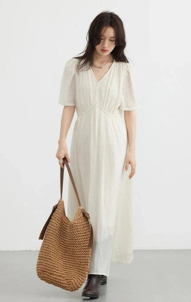 Vintage French Style Women's Dress