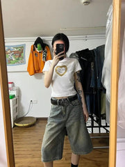 Y2k Vintage Baggy Oversized Woman's Shorts