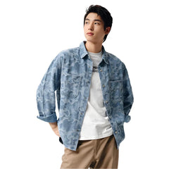 Retro Washed Nostalgic Shirt Jacket