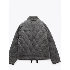 Vintage Pocket Drawstring Women's Coat