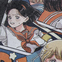 Y2k Anime Comic Washed T-Shirt