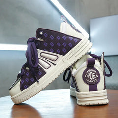 Y2K Purple Pulse Sneakers