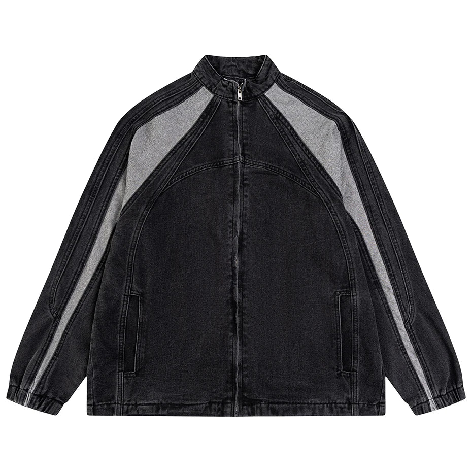 Shadow Stripes Denim Jacket