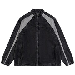 Shadow Stripes Denim Jacket