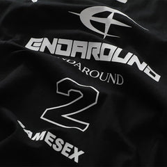 Y2K Letter Print Patchwork T-Shirt