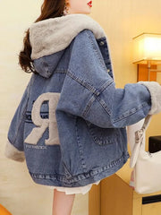 Denim Thick Padded Jacket