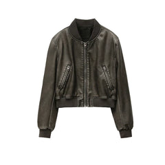Vintage Rebel Leather Women Jacket