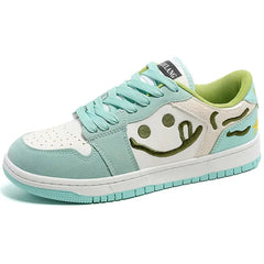 Yummy Joy Embroidery High-Top Sneakers