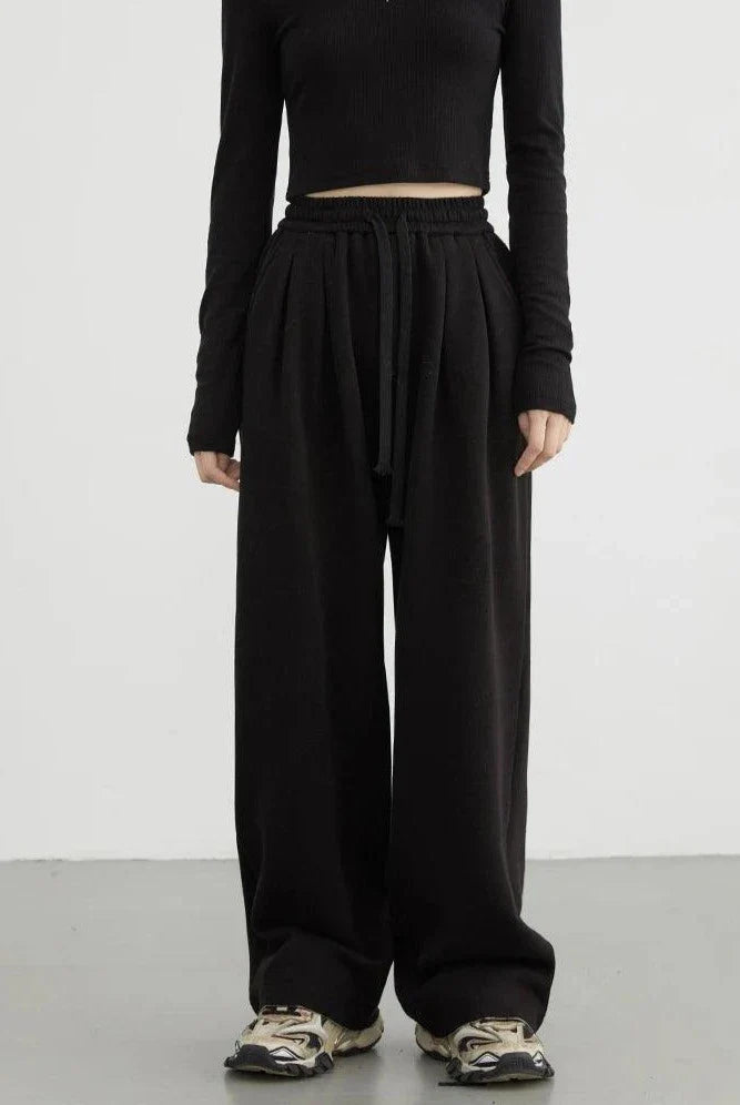 Solid Loose Sports Women's Pant