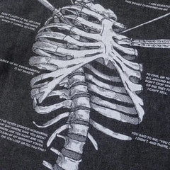 Skeletal Necklace Hoodie