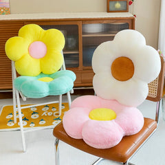 Soft and Comfortable Flower Cushion Thick Rabbit Hair Sun Petal Pillow Skin-friendly Office Room Chair Sofa Student Fart Pad