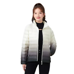 Puffer Versatile Solid Color Stand Collar Jacket
