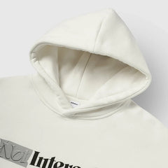 Velvet Lettered Hoodie