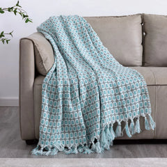 Soft Comfortable Cover Sofa Knitted  Blankets for Living Room Textile Nordic Plaid Travel Bedspread with Air Conditioner Blanket