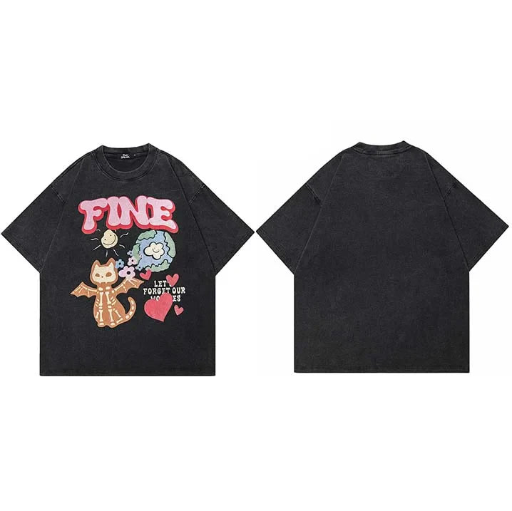 Y2K Mischief Skeletal T-Shirt