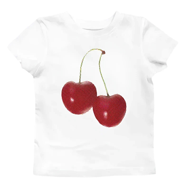 Y2k Aesthetic Streetwear Goth Harajuku Cherry T-shirt