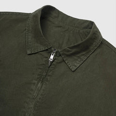 Brushed Twill Cargo Streetwear Jacket