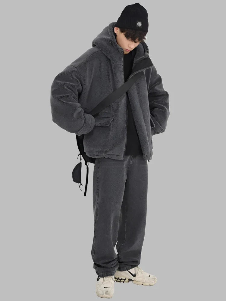 Casual Faux Lamb Fur Oversized Coat