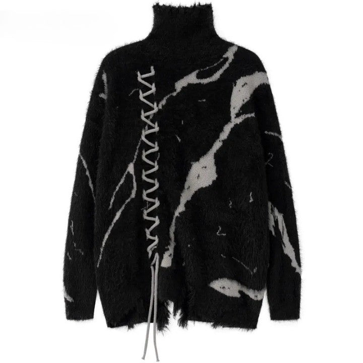 Zebra Ripped Sweater