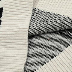 Retro Painting Skull Graphic Sweater