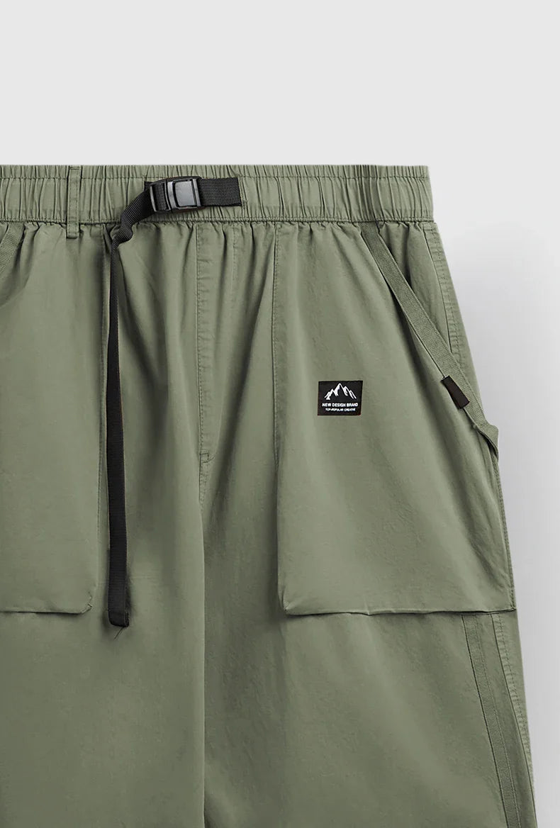 Elastic Wais Cargo Jogger Pant